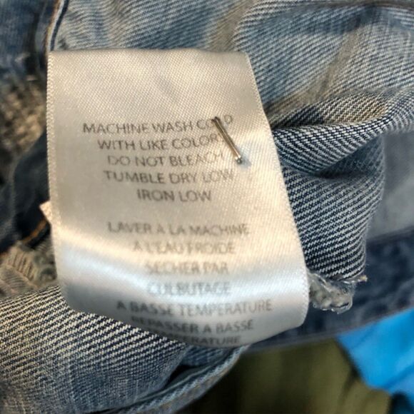 BLANKNYC Jacket Womens Small Blue Distressed Denim Trucker Medium Wash RN 117246 - Picture 5 of 5